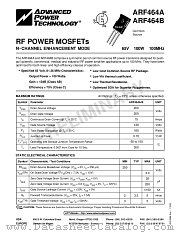 ARF464B datasheet pdf Advanced Power Technology