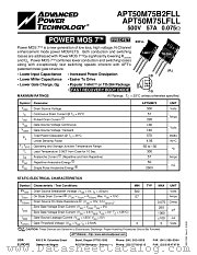 APT50M75LFLL datasheet pdf Advanced Power Technology