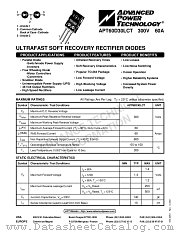 APT60D30LCT datasheet pdf Advanced Power Technology