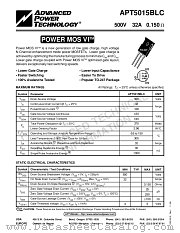 APT5015BLC datasheet pdf Advanced Power Technology