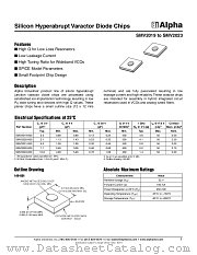 SMV2021-000 datasheet pdf Alpha Industries Inc