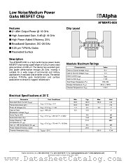 AFM04P3-000 datasheet pdf Alpha Industries Inc
