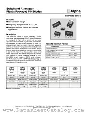SMP1302-004 datasheet pdf Alpha Industries Inc