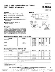 AS177-86 datasheet pdf Alpha Industries Inc