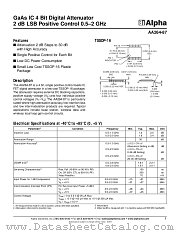 AA264-87 datasheet pdf Alpha Industries Inc