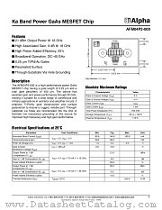 AFM04P2-000 datasheet pdf Alpha Industries Inc