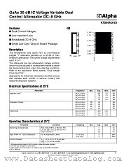 AT006N3-93 datasheet pdf Alpha Industries Inc