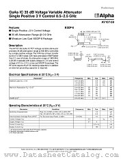 AV107-59 datasheet pdf Alpha Industries Inc