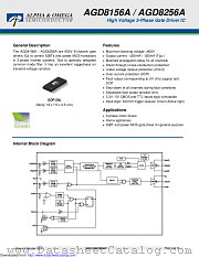 AGD8256A datasheet pdf Alpha & Omega Semiconductor