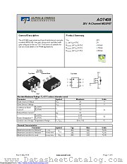 AO7408 datasheet pdf Alpha & Omega Semiconductor
