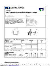 AO8808A datasheet pdf Alpha & Omega Semiconductor