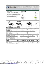 AOB11S60L datasheet pdf Alpha & Omega Semiconductor