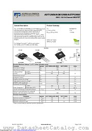AOB12N50 datasheet pdf Alpha & Omega Semiconductor