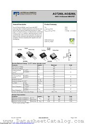 AOB290L datasheet pdf Alpha & Omega Semiconductor