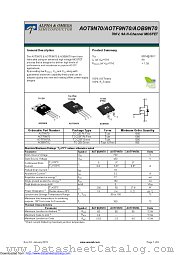 AOB9N70L datasheet pdf Alpha & Omega Semiconductor
