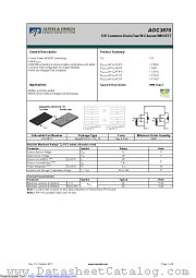 AOC3870 datasheet pdf Alpha & Omega Semiconductor