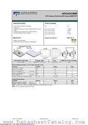 AOCA24108E datasheet pdf Alpha & Omega Semiconductor