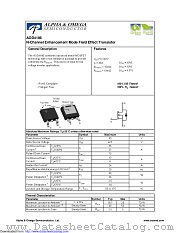 AOD4186 datasheet pdf Alpha & Omega Semiconductor