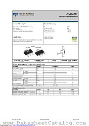 AOH3254 datasheet pdf Alpha & Omega Semiconductor
