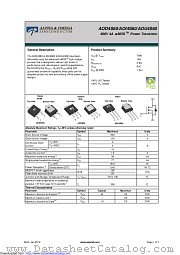 AOI4S60 datasheet pdf Alpha & Omega Semiconductor
