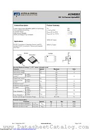 AON6502 datasheet pdf Alpha & Omega Semiconductor