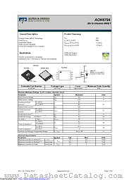 AON6794 datasheet pdf Alpha & Omega Semiconductor