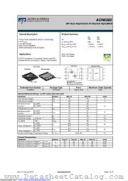 AON6980 datasheet pdf Alpha & Omega Semiconductor