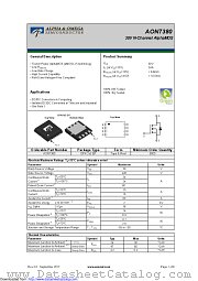 AON7380 datasheet pdf Alpha & Omega Semiconductor