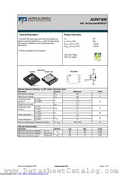 AON7408 datasheet pdf Alpha & Omega Semiconductor