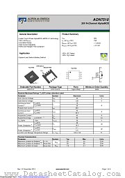 AON7510 datasheet pdf Alpha & Omega Semiconductor