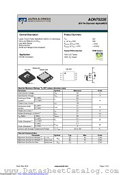 AON7522E datasheet pdf Alpha & Omega Semiconductor