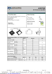 AON7528 datasheet pdf Alpha & Omega Semiconductor