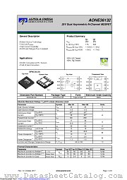 AONE36132 datasheet pdf Alpha & Omega Semiconductor
