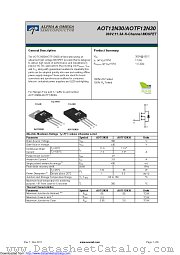 AOT12N30 datasheet pdf Alpha & Omega Semiconductor