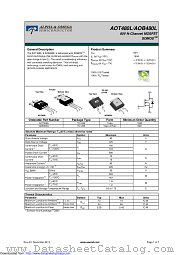 AOT480L datasheet pdf Alpha & Omega Semiconductor