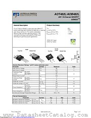 AOT482L datasheet pdf Alpha & Omega Semiconductor