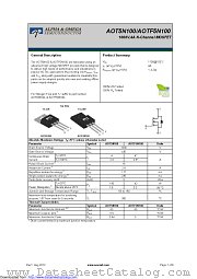 AOT5N100 datasheet pdf Alpha & Omega Semiconductor