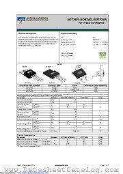 AOTF240L datasheet pdf Alpha & Omega Semiconductor