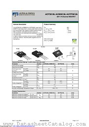 AOTF2618L datasheet pdf Alpha & Omega Semiconductor