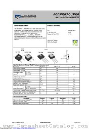 AOU3N50 datasheet pdf Alpha & Omega Semiconductor