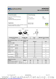 AOW2502 datasheet pdf Alpha & Omega Semiconductor