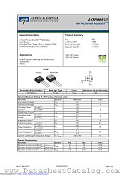 AOW66613 datasheet pdf Alpha & Omega Semiconductor