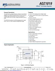 AOZ1019AI datasheet pdf Alpha & Omega Semiconductor