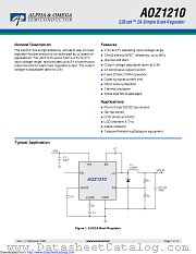 AOZ1210AI datasheet pdf Alpha & Omega Semiconductor
