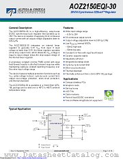 AOZ2150EQI-30 datasheet pdf Alpha & Omega Semiconductor