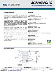 AOZ2153EQI-30 datasheet pdf Alpha & Omega Semiconductor
