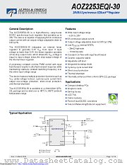 AOZ2253EQI-30 datasheet pdf Alpha & Omega Semiconductor