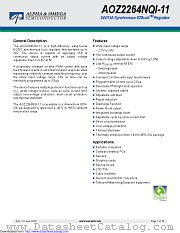 AOZ2264NQI-11 datasheet pdf Alpha & Omega Semiconductor