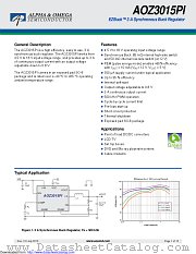 AOZ3015PI datasheet pdf Alpha & Omega Semiconductor