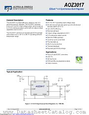 AOZ3017PI datasheet pdf Alpha & Omega Semiconductor